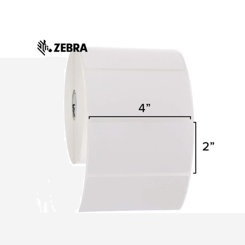 Zebra Etiquetas Z-Perform 2000T Transtherm de 4″ x 2″ | Codebar